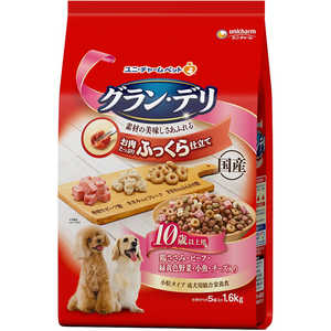 ユニチャーム Gran-Deli(グラン・デリ)ふっくら仕立て 10歳以上用 1.6kg(小分けパック5袋入) ユニチャーム Gran-Deli(グラン・デリ)ふっくら仕立て 10歳以上用 1.6kg(小分けパック5袋入)