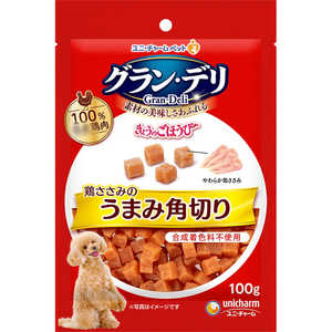 ユニチャーム グラン・デリ きょうのごほうび 鶏ささみのうまみ角切り 100g ユニチャーム グラン・デリ きょうのごほうび 鶏ささみのうまみ角切り 100g