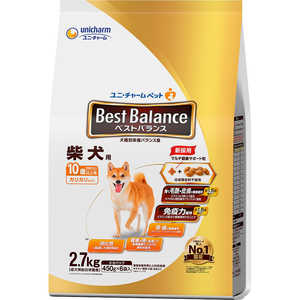 ユニチャーム ベストバランス カリカリ仕立て 柴犬用 10歳以上用 2.7kg(450g×6袋) ユニチャーム ベストバランス カリカリ仕立て 柴犬用 10歳以上用 2.7kg(450g×6袋)