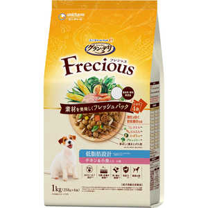 ユニチャーム グラン・デリ Frecious(フレシャス)アダルト成犬用 低脂肪設計 チキン&小魚入り 1kg(250g×4袋) ユニチャーム グラン・デリ Frecious(フレシャス)アダルト成犬用 低脂肪設計 チキン&小魚入り 1kg(250g×4袋)