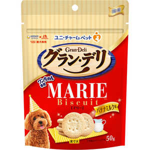 ユニチャーム グラン・デリ ワンちゃん専用マリービスケット バナナミルク味 50g ユニチャーム グラン・デリ ワンちゃん専用マリービスケット バナナミルク味 50g