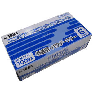 エブノ エブケアプラスチックグローブ 箱粉無 1004 100枚入 手袋 PVC 