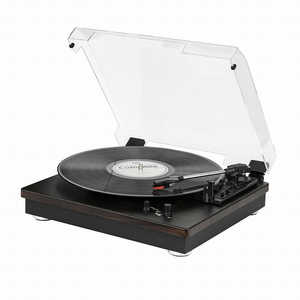 WINTECH スピーカー内蔵レコードプレーヤー(Bluetooth機能搭載) KRP-207SBT