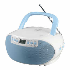 WINTECH CDラジオ ［ワイドFM対応］ ブルー KC-132A