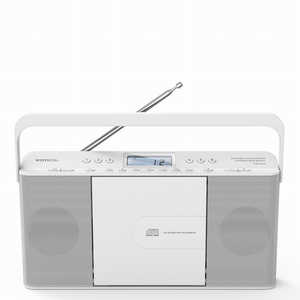 WINTECH CDクロックラジオ ホワイト CDC-810 W WINTECH CDクロックラジオ ホワイト CDC-810 W
