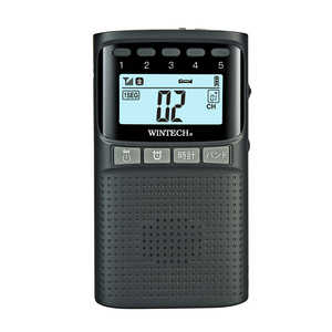 KOHKA 防災ラジオ ワイドFM対応 ブラック EMR-701TV