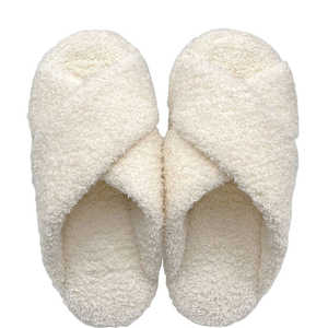 ダイカイ Piede ピエーデ パイルクロススリッパ M(22?24cm) アイボリー PIEDEPILE ダイカイ Piede ピエーデ パイルクロススリッパ M(22?24cm) アイボリー PIEDEPILE
