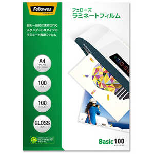 フェローズ A4サイズ用 100枚入 100ミクロン ベーシック 5847701