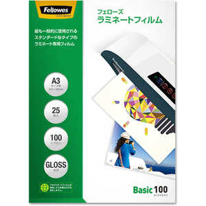 フェローズ A3サイズ用 25枚入 100ミクロン ベーシック 5848801