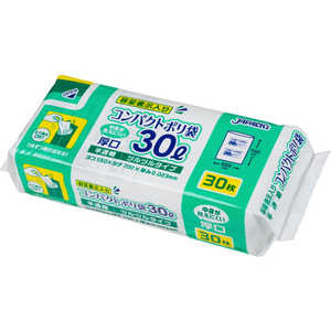 ジャパックス 容量表示 32折 30L 30枚 白半透明 PNC34