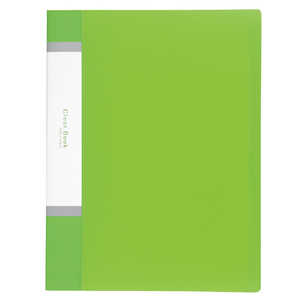 アーテック クリアブックA4 横入れ 32ポケット グリーン 5612
