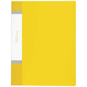 アーテック クリアブックA4 横入れ 32ポケット イエロー 5613