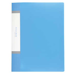 アーテック クリアブックA4 横入れ 32ポケット ブルー 5614