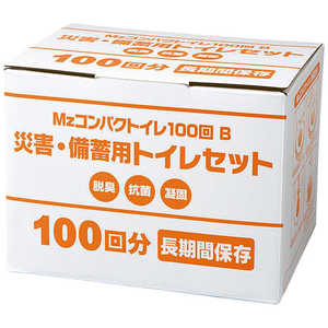 香彩堂 Mzコンパクトイレ災害・備蓄用トイレセット100回B CPT-100B