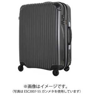 エスケープ スーツケース 90L(102L)　ガンメタ ESC2007-65