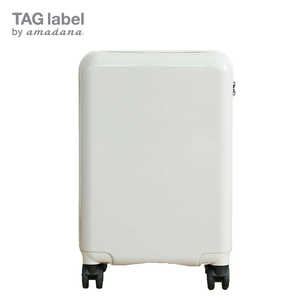 TAG label by amadana スーツケース trolley suitcse ハードジッパー 36L　マットホワイト AT-SC11S-MTWT