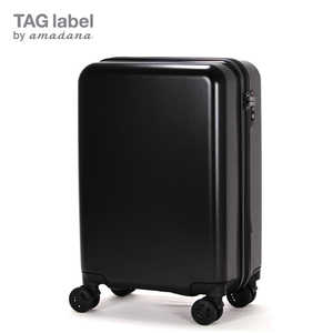 TAG label by amadana スーツケース trolley suitcse ハードジッパー 53L　マットブラック AT-SC11M-MTBK