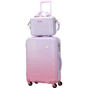  シフレ スーツケース ハード ジッパーフレーム 43L LUNALUX(ルナルクス) ホワイトピンク/ピンク H043WHPK/P LUN211655ホワイトピンクヒ