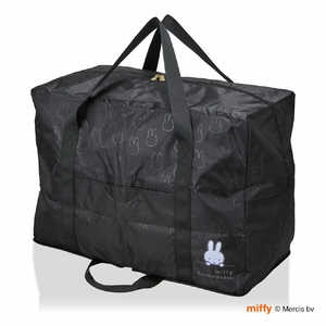 シフレ 大型折り畳みボストンバッグ ミッフィー 65L B323 ブラック 0424