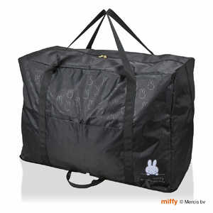 シフレ 超大型折り畳みボストンバッグ ミッフィー 130L B323 ブラック 0425