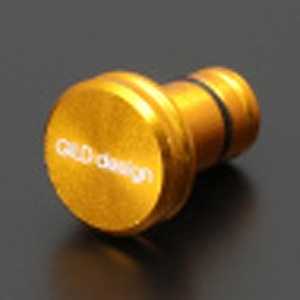 GILDDESIGN アルミ削り出しイヤホンジャックカバー GA‐200G (ゴｰルド)