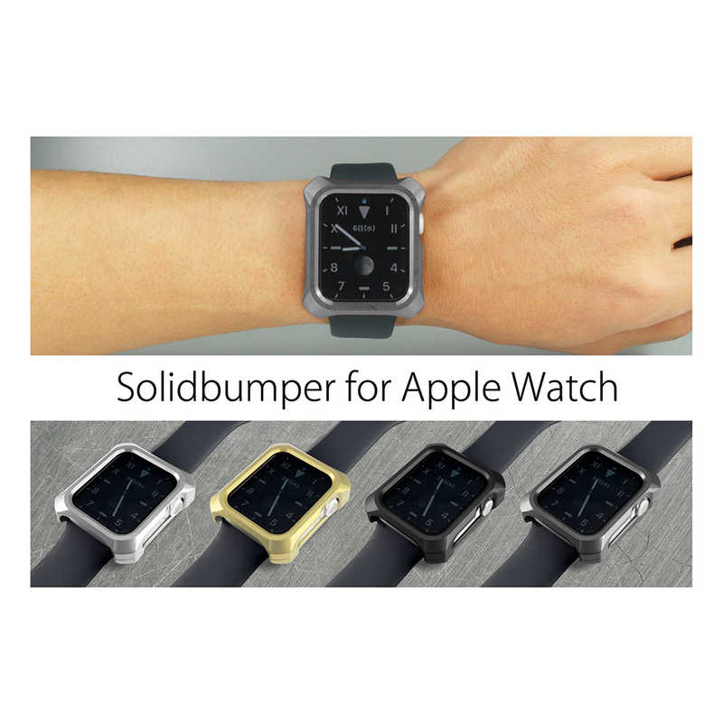 GILDDESIGN GILDDESIGN Solid bumper for Apple Watch グレー(44mm Series4.5用) GW-325 GW-325