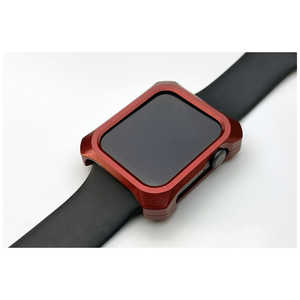 GILDDESIGN Solid bumper for Apple Watch （44mm、Series4.5.6/SE用） レッド GW424 GW424