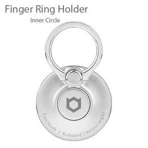 HAMEE 〔スマホリング〕 iFace Finger Ring Holder インナーサークルタイプ IFACEリングICSV シルバｰ 