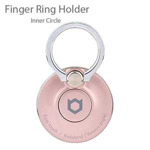 HAMEE 〔スマホリング〕 iFace Finger Ring Holder インナーサークルタイプ IFACEリングICRGL ロｰズゴｰルド 