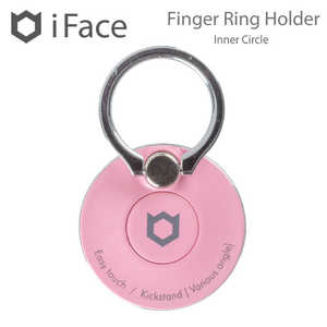 HAMEE 〔スマホリング〕 iFace Finger Ring Holder インナーサークルタイプ 41-1957-808535 ベビｰピンク