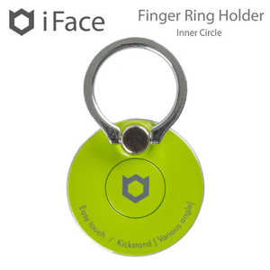 HAMEE 〔スマホリング〕 iFace Finger Ring Holder インナーサークルタイプ 41-1957-808573 グリｰン