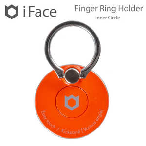 HAMEE 〔スマホリング〕 iFace Finger Ring Holder インナーサークルタイプ 41-1957-808597 オレンジ