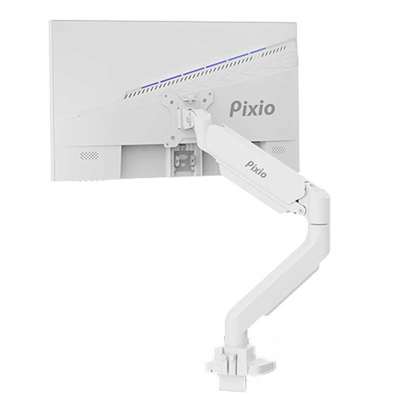 PIXIO PIXIO ピクシオ Pixio モニターアーム シングル 耐荷重18kg 17～49インチ対応 Pixio ホワイト PS2SW-O PS2SW-O