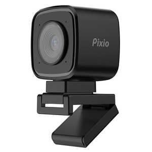 PIXIO ウェブカメラ マイク内蔵 USB-C＋USB-A接続 StreamCube(Mac/Windows) ［有線］ ブラック PXSC1-O
