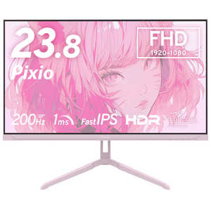 PIXIO ピクシオ Pixio ゲーミングモニター［23.8型 /フルHD(1920×1080) /スクエア］ パステルピンク PX248WAVEK-O