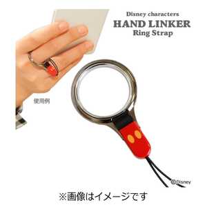 HAMEE HandLinker ベアリングストラップ｢ディズニー｣(ミッキー) HANDLINKERリングミッキｰ