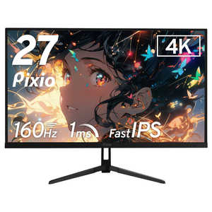 PIXIO ԥ ߥ󥰥˥ 27 160Hz 4K IPSѥͥ 1ms(GTG) 27 /4K(38402160) / ֥å PX27UWAVE-O