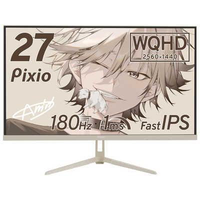 PIXIO ゲーミングモニター PX278WAVEBE-O PX278 Wave ［27型 /WQHD