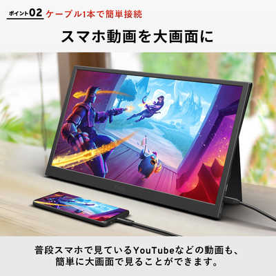 PIXIO USB-C接続モバイルモニター Pixio ピンク PX160WAVEK-O の通販
