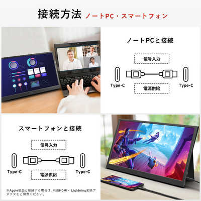 PIXIO USB-C接続モバイルモニター Pixio ピンク PX160WAVEK-O の通販