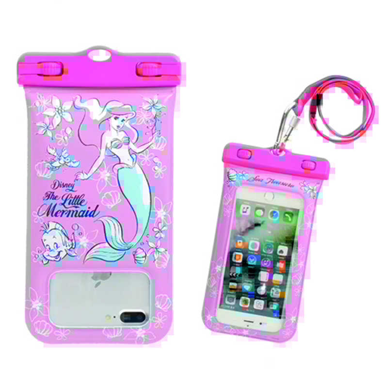 Hamee ディズニーキャラクター Divaid フローティング防水ケース 5 8インチまで対応 アリエル 566 Atbcomunicaciones Cl