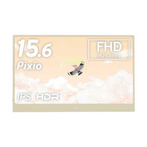 PIXIO USB-C�ڑ� ���o�C�����j�^�[ PX160 Wave �m15.6�^ / �t��HD(1920×1080) / ���C�h / 60Hz�n �x�[�W�� PX160WAVEBE-O