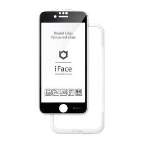 HAMEE iPhone SE 第2世代/8/7/6s/6専用 iFace Round Edge Tempered Glass Screen Protector ラウンドエッジ強化ガラス 画面保護シート 41-890264 ブラック