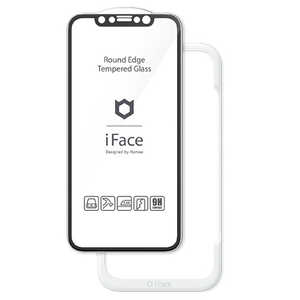 HAMEE [iPhone 11/XRp]iFace Round Edge Tempered Glass Screen Protector EhGbWKX ʕیV[g iFace ubN 41-890271
