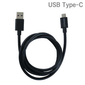 HAMEE ［Type-C］USB3.1Gen2対応 Type-C to Type-A Basic USB Cable 1.0m（ブラック） 276-893609
