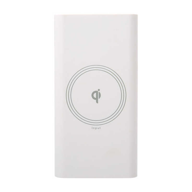 人気新品入荷 HAMEE Qi認証品 ワイヤレス充電対応モバイル充電器10000mAh 激安格安割引情報満載 QIﾓﾊﾞｲﾙﾊﾞｯﾃﾘｰ10000WH ホワイト
