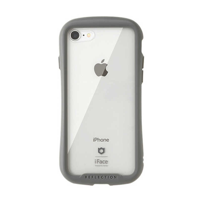 HAMEE HAMEE iPhone SE 第3・2世代 4.7インチ/ iPhone 8/7専用 iFace Reflectionハイブリッドガラスケース(グレー) 41-907115(グレｰ) 41-907115(グレｰ)