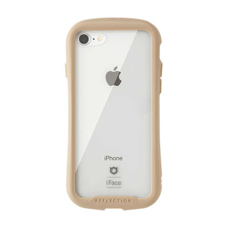 HAMEE HAMEE iPhone SE 第3世代/第2世代/8/7専用 iFace Reflectionハイブリッドガラスケース(ベージュ) 41-907146(ベｰジュ) 41-907146(ベｰジュ)