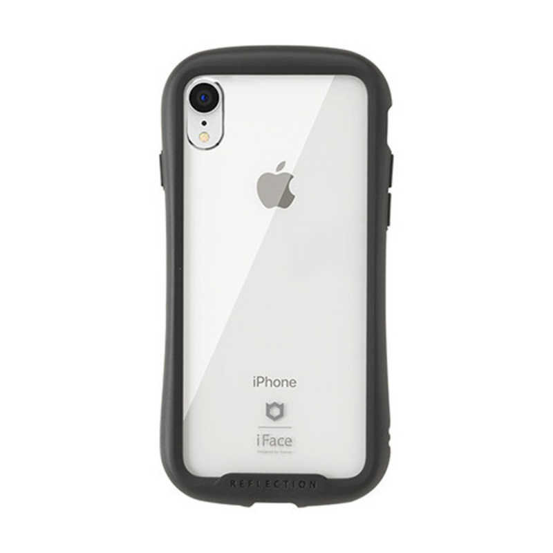 HAMEE HAMEE [iPhone XR専用]iFace Reflection強化ガラスクリアケース 41-907207 ブラック 41-907207 ブラック