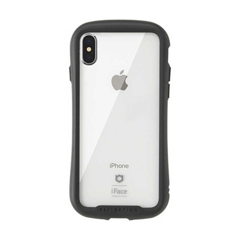 HAMEE HAMEE [iPhone XS Max専用]iFace Reflection強化ガラスクリアケース 41-907252 ブラック 41-907252 ブラック